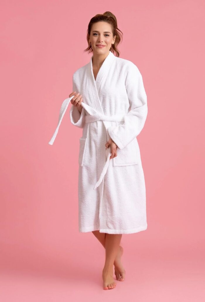 white terry cloth robes women by isra international